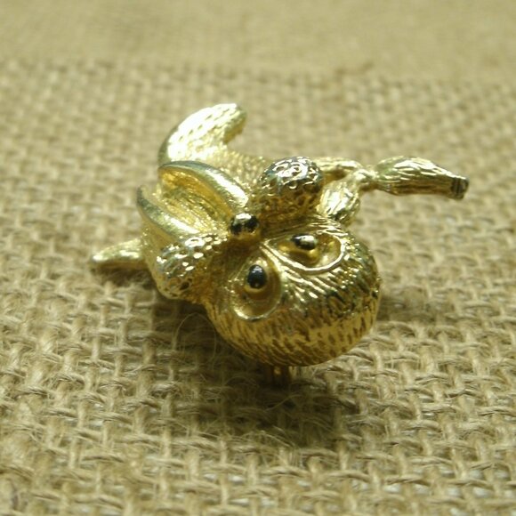 Vintage Goldtone Walrus Pin Brooch - Picture 6 of 14